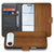 Apple iPhone Air Donker Hout Hoesje Voor Apple iPhone Air Book Case vooraanzicht