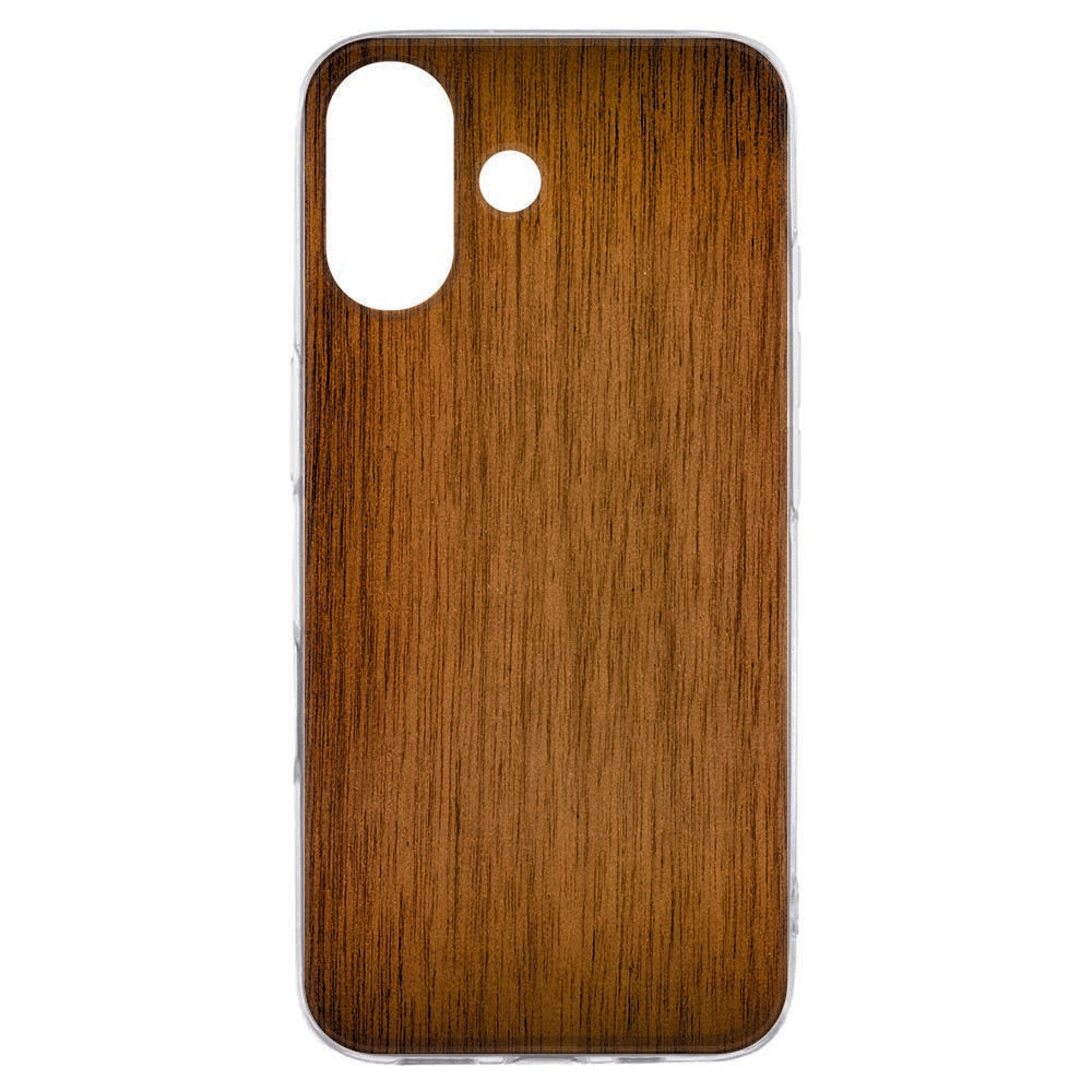 TPU Hoesje Apple iPhone 17 Donker Hout