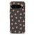 Google Pixel 9 Pro XL Doorzichtige Silicone Hoesje Poep Emojis achterkant