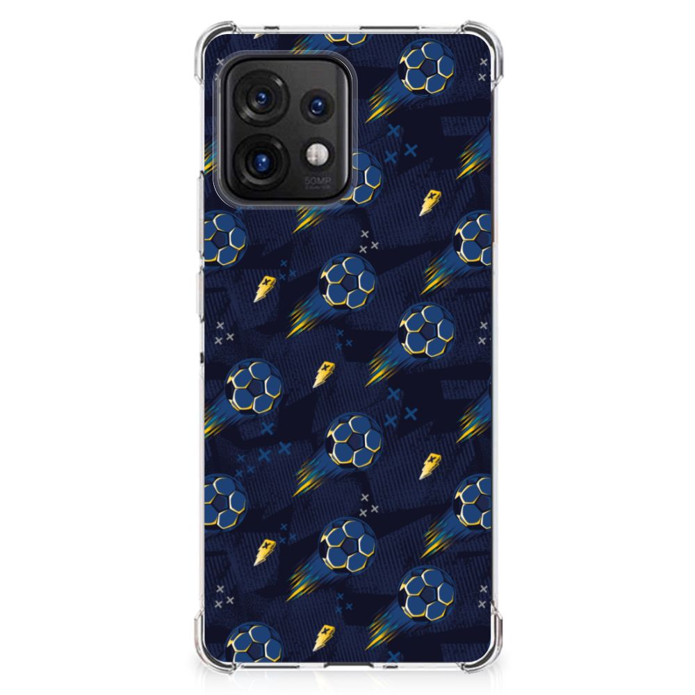 Doorzichtige Silicone Hoesje voor Motorola Edge 40 Pro Voetbal B2C Telecom