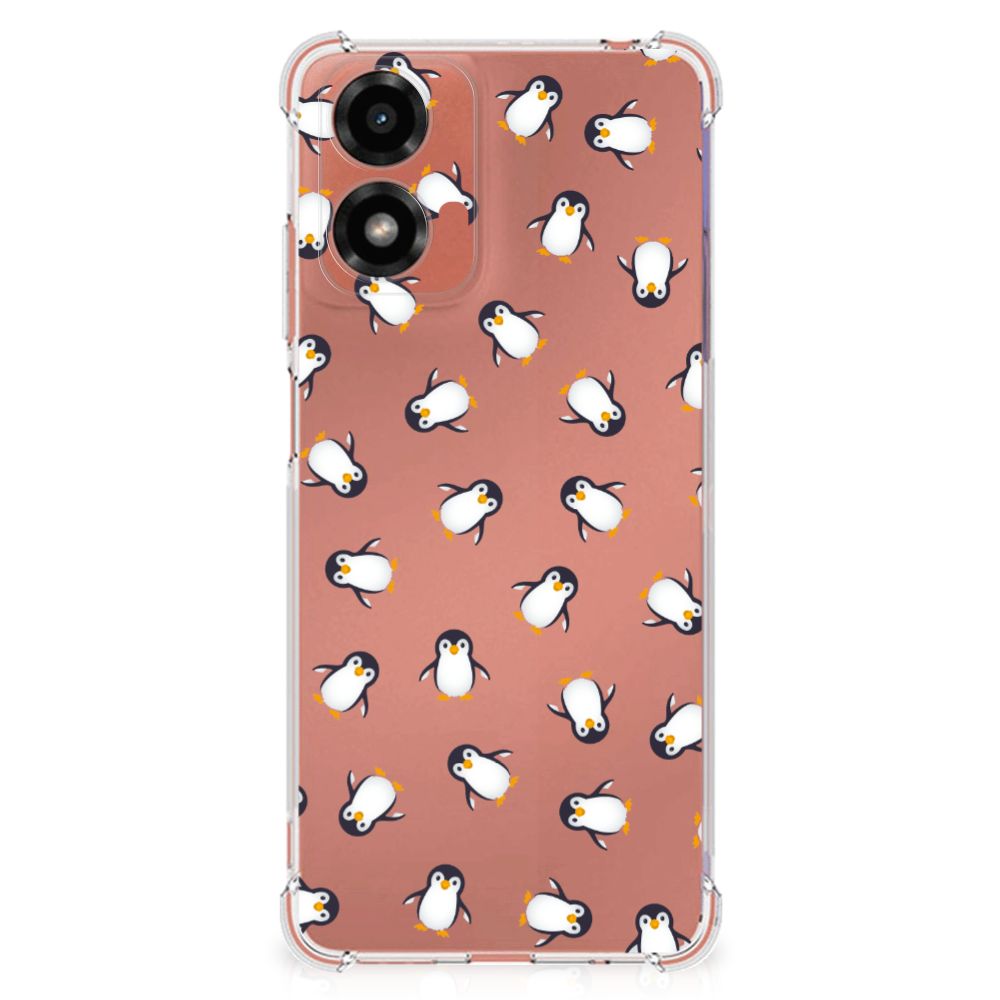 Doorzichtige Silicone Hoesje voor Motorola Moto G24 | G24 Power | G04 Pinguïn B2C Telecom