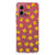 Motorola Moto G84 Doorzichtige Silicone Hoesje Katten Emojis aanzicht