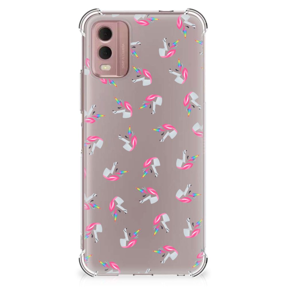 Doorzichtige Silicone Hoesje voor Nokia C32 Unicorns B2C Telecom