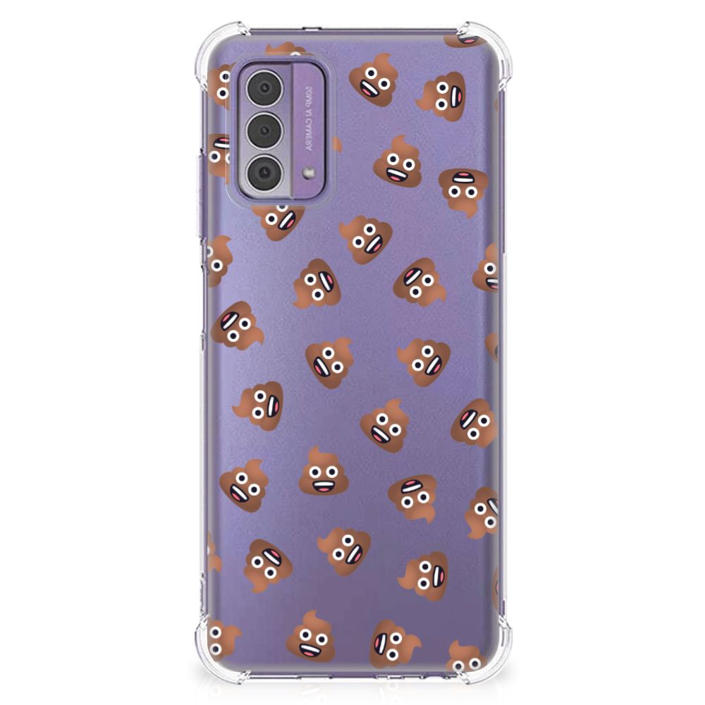 Doorzichtige Silicone Hoesje voor Nokia G42 Poep Emojis B2C Telecom