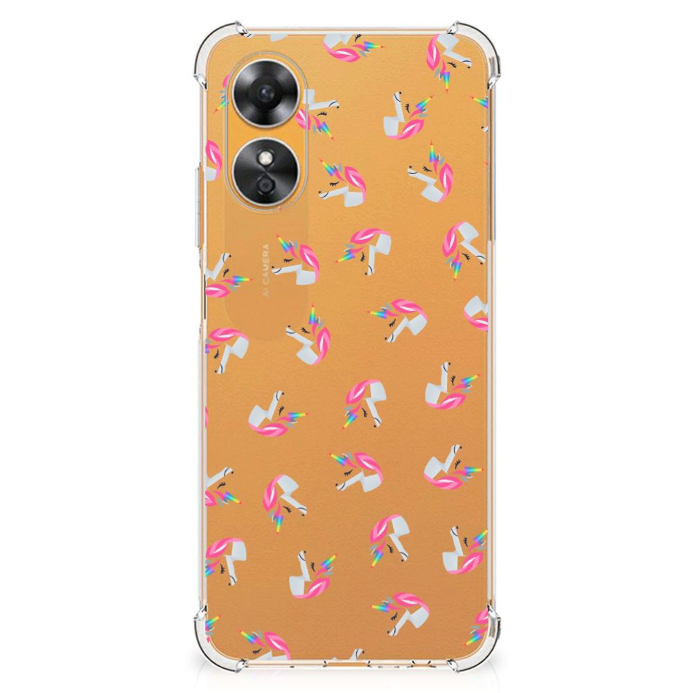 Doorzichtige Silicone Hoesje voor OPPO A17 Unicorns B2C Telecom