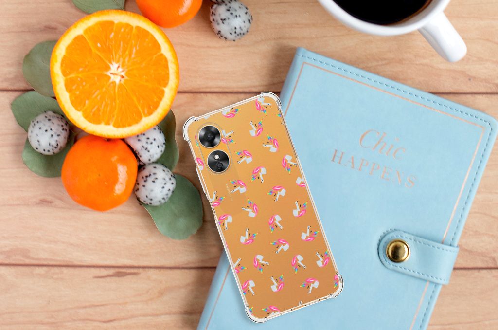 Doorzichtige Silicone Hoesje voor OPPO A17 Unicorns B2C Telecom