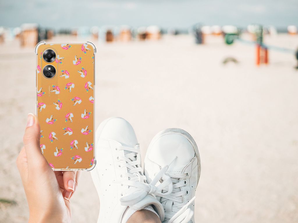 Doorzichtige Silicone Hoesje voor OPPO A17 Unicorns B2C Telecom