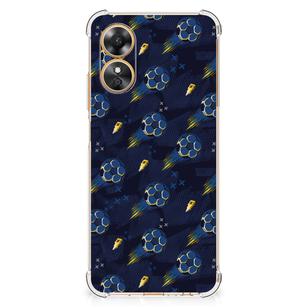 Doorzichtige Silicone Hoesje voor OPPO A17 Voetbal B2C Telecom