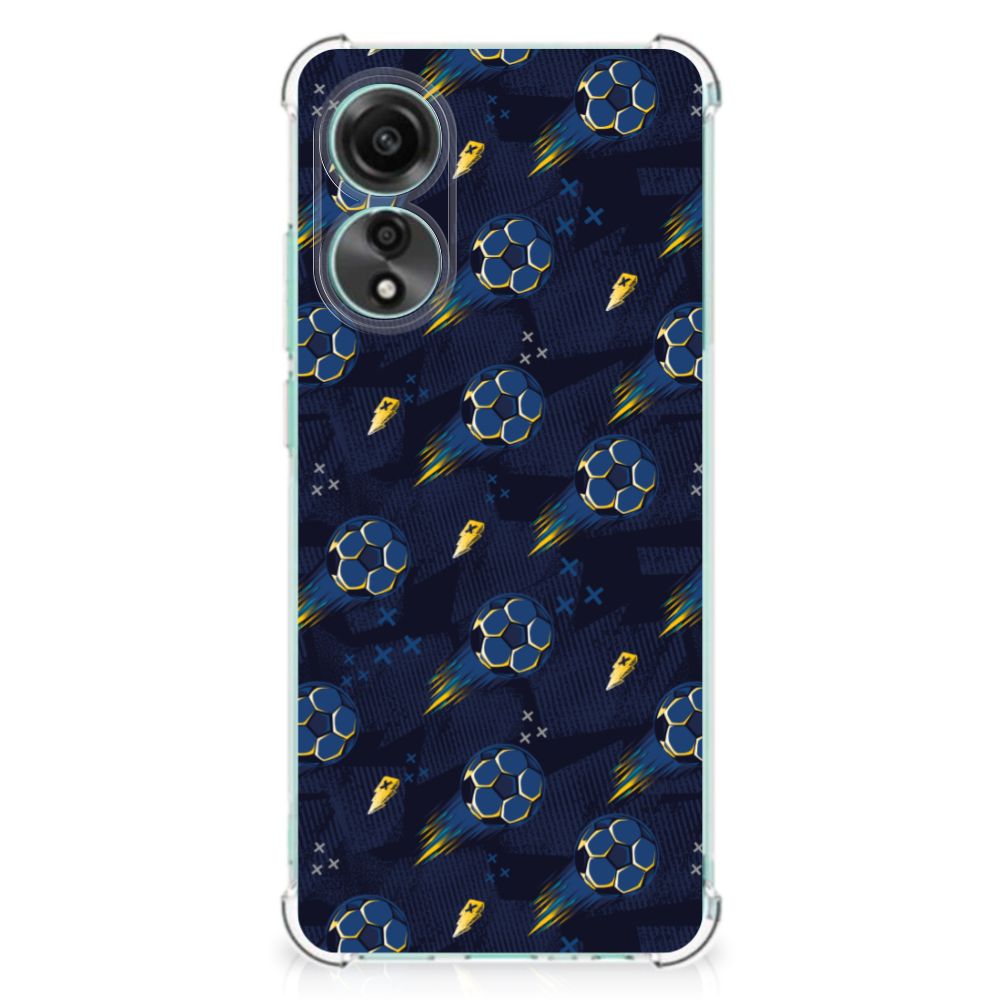 Doorzichtige Silicone Hoesje voor OPPO A78 4G Voetbal B2C Telecom