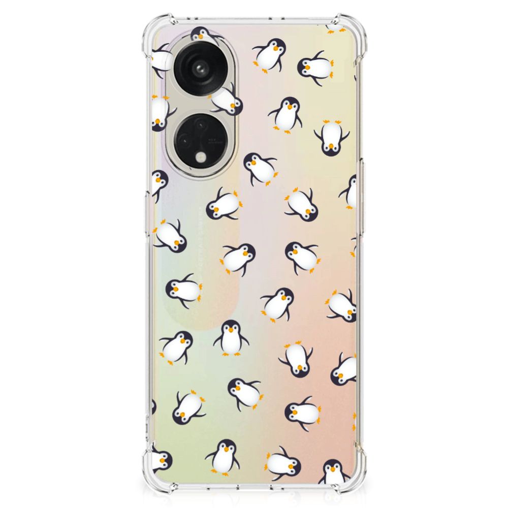 Doorzichtige Silicone Hoesje voor OPPO A98 Pinguïn B2C Telecom