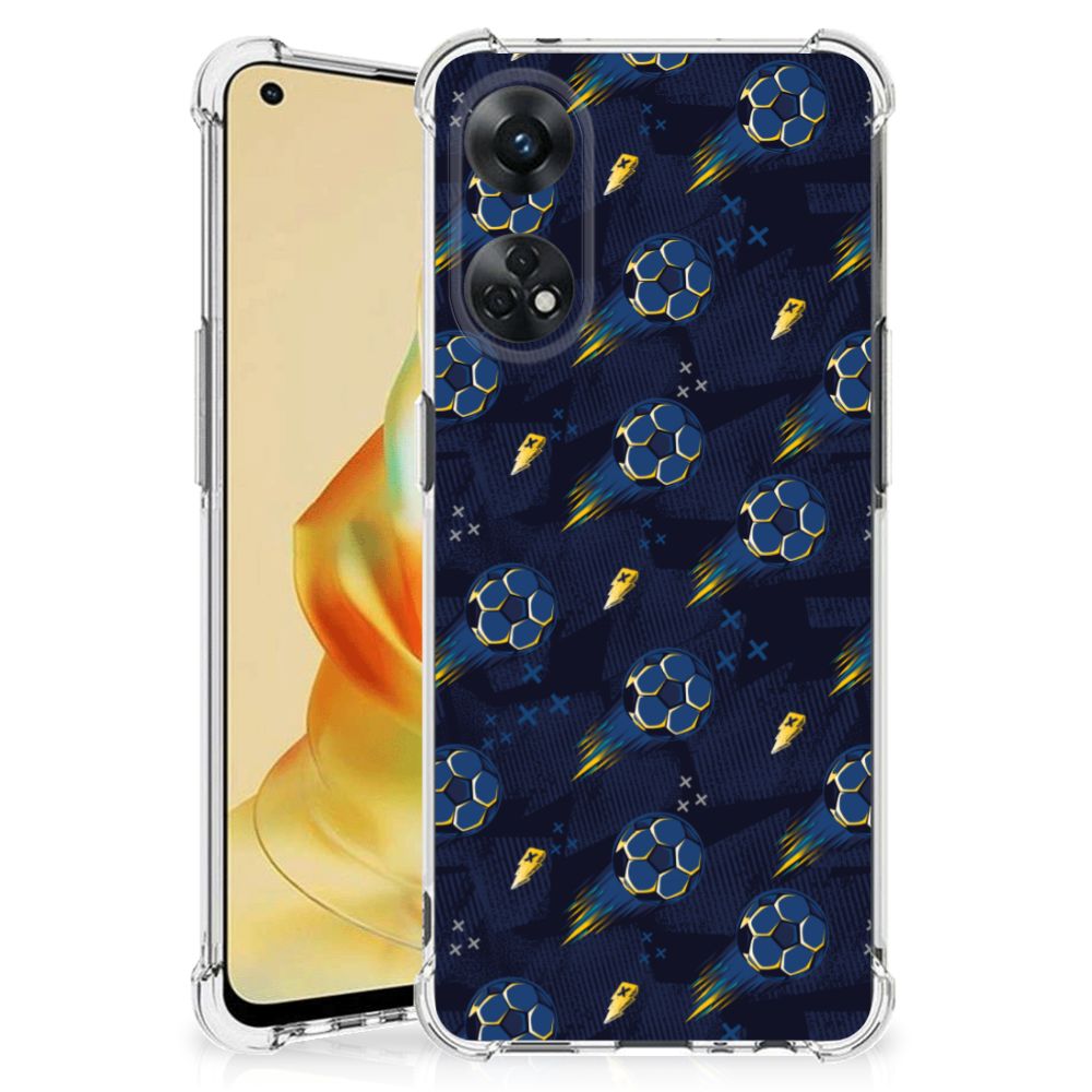 Doorzichtige Silicone Hoesje voor OPPO Reno8 T 4G Voetbal B2C Telecom