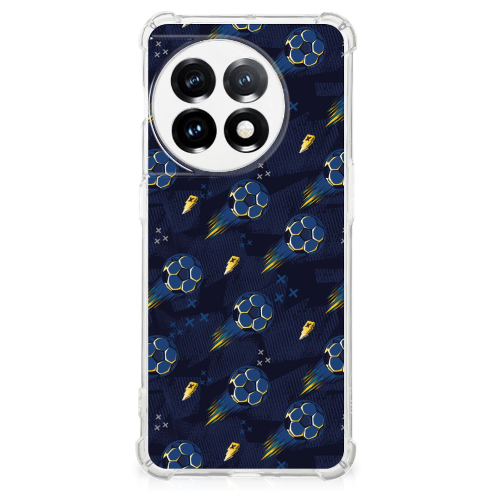 Doorzichtige Silicone Hoesje voor OnePlus 11 Voetbal B2C Telecom
