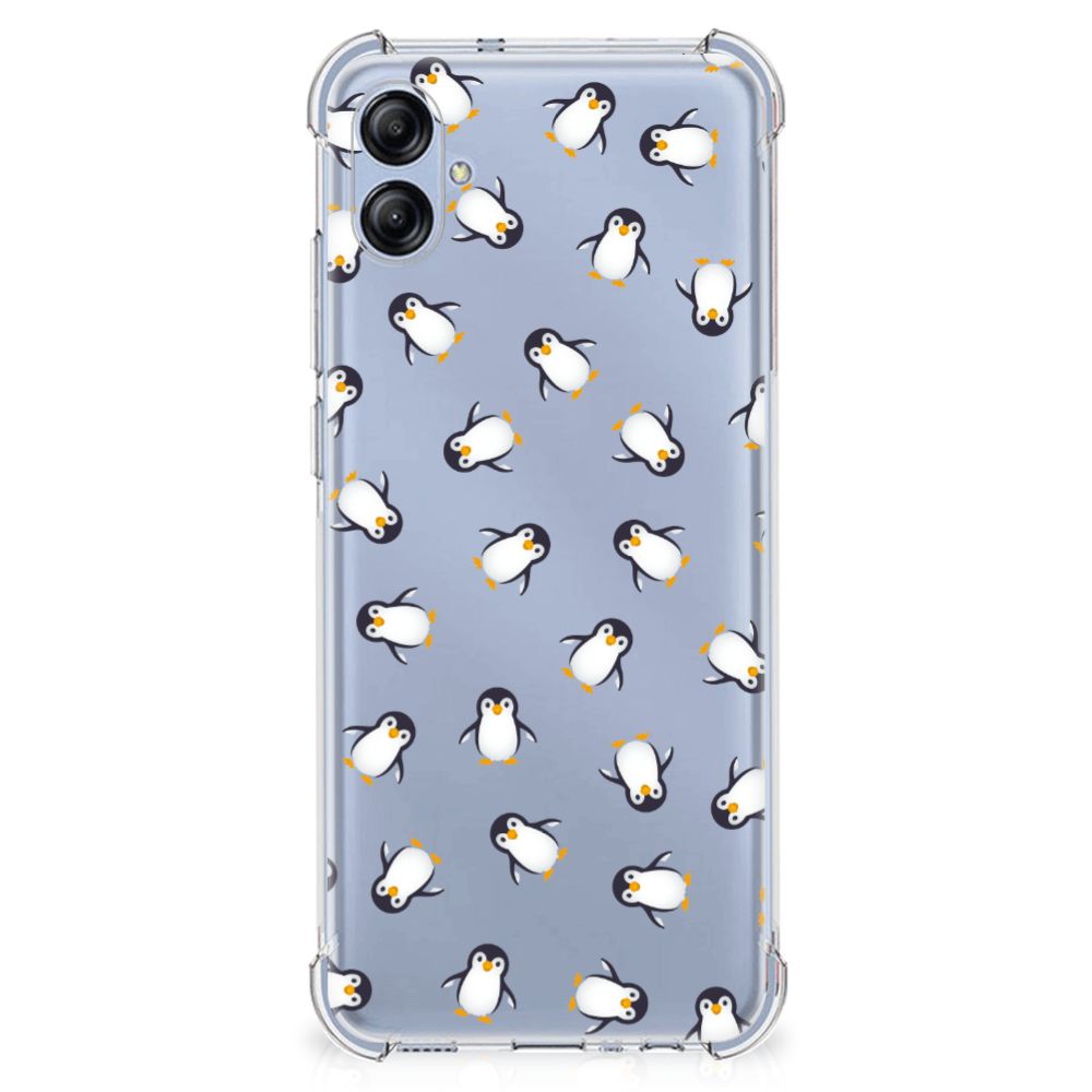 Doorzichtige Silicone Hoesje voor Samsung Galaxy A04e Pinguïn B2C Telecom