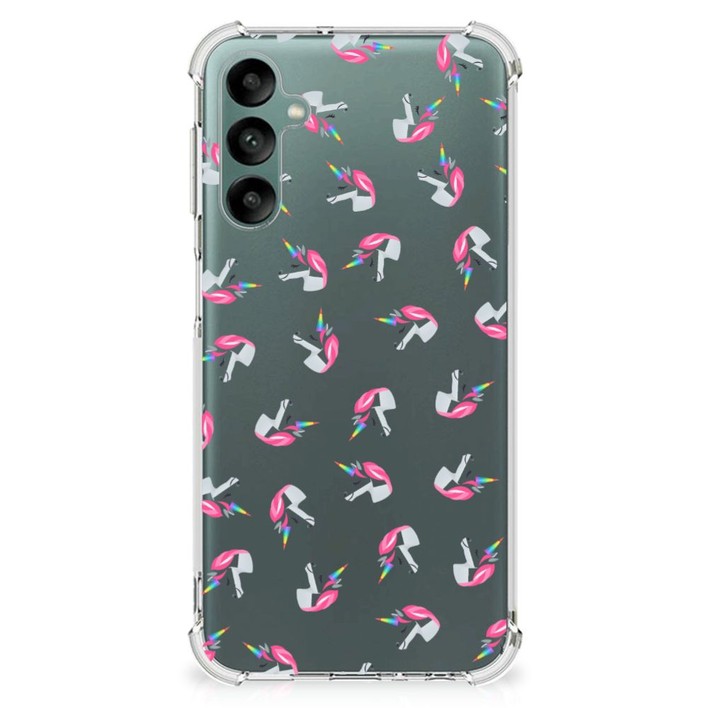 Doorzichtige Silicone Hoesje voor Samsung Galaxy A24 Unicorns B2C Telecom