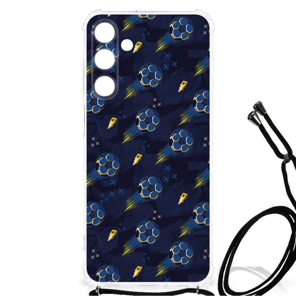Doorzichtige Silicone Hoesje voor Samsung Galaxy A25 Voetbal B2C Telecom