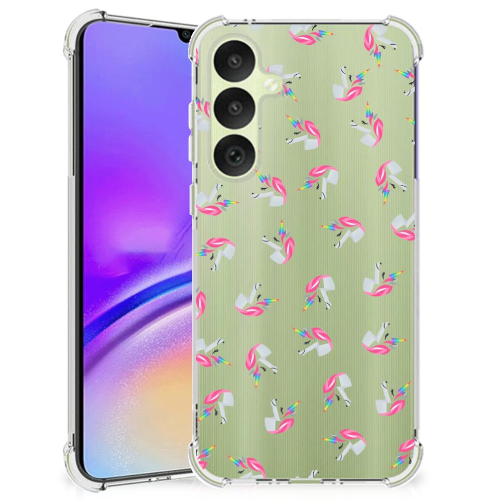 Doorzichtige Silicone Hoesje voor Samsung Galaxy A35 Unicorns B2C Telecom