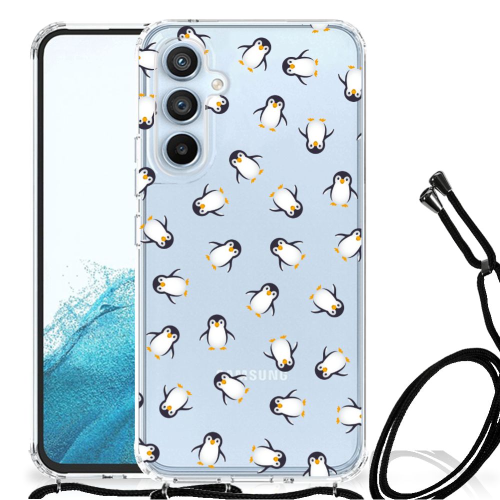 Doorzichtige Silicone Hoesje voor Samsung Galaxy A54 5G Pinguïn B2C Telecom