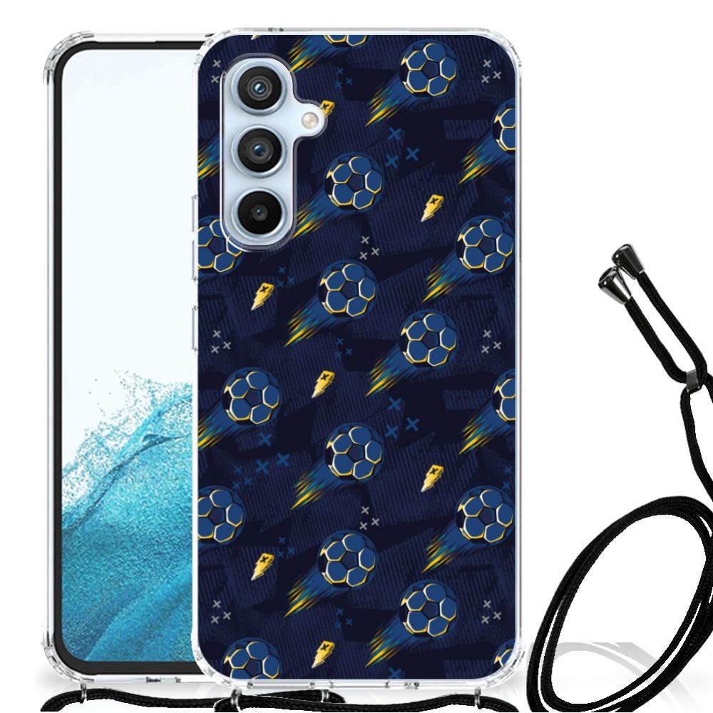 Doorzichtige Silicone Hoesje voor Samsung Galaxy A54 5G Voetbal B2C Telecom