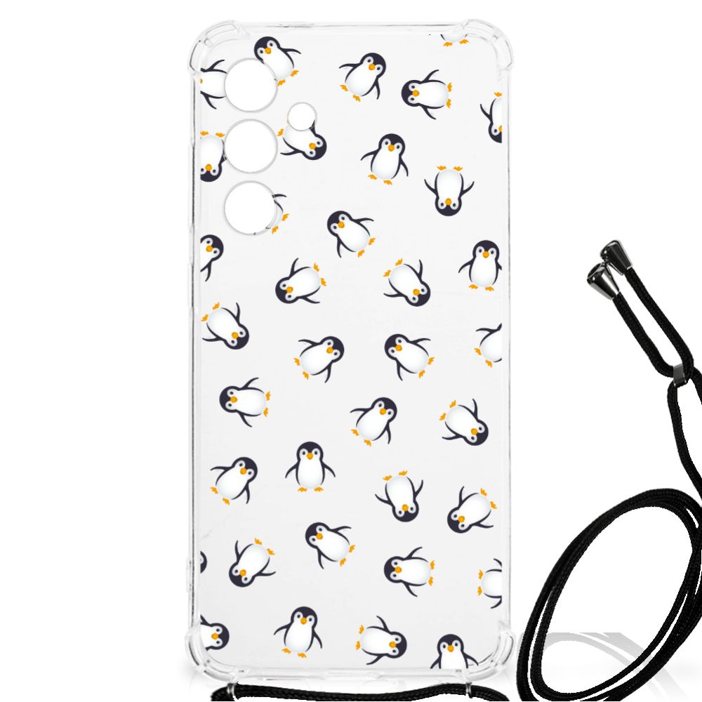 Doorzichtige Silicone Hoesje voor Samsung Galaxy A55 Pinguïn B2C Telecom