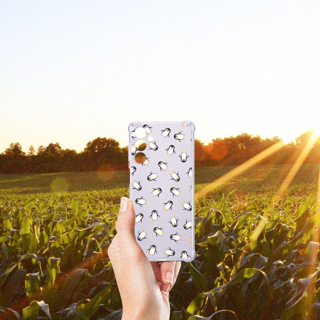 Doorzichtige Silicone Hoesje voor Samsung Galaxy M54 Pinguïn B2C Telecom