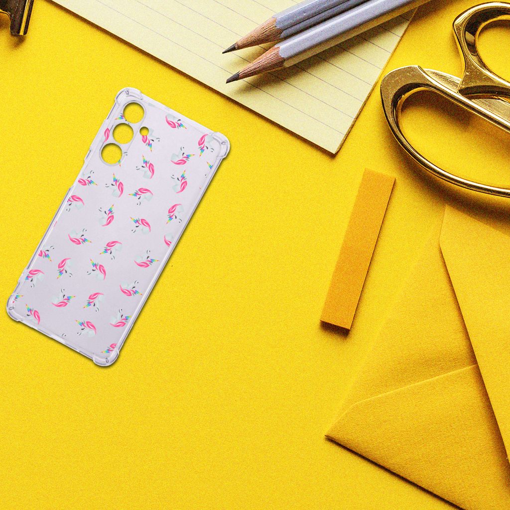 Doorzichtige Silicone Hoesje voor Samsung Galaxy M54 Unicorns B2C Telecom