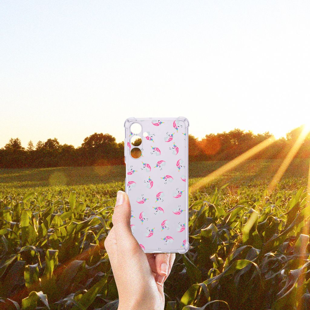 Doorzichtige Silicone Hoesje voor Samsung Galaxy M54 Unicorns B2C Telecom