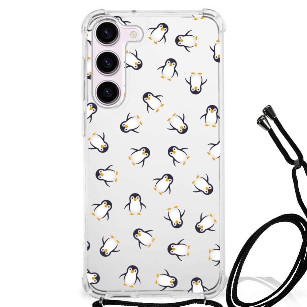 Doorzichtige Silicone Hoesje voor Samsung Galaxy S23 Pinguïn B2C Telecom