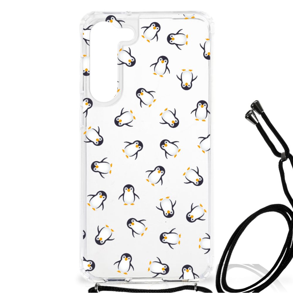 Doorzichtige Silicone Hoesje voor Samsung Galaxy S23 Plus Pinguïn B2C Telecom