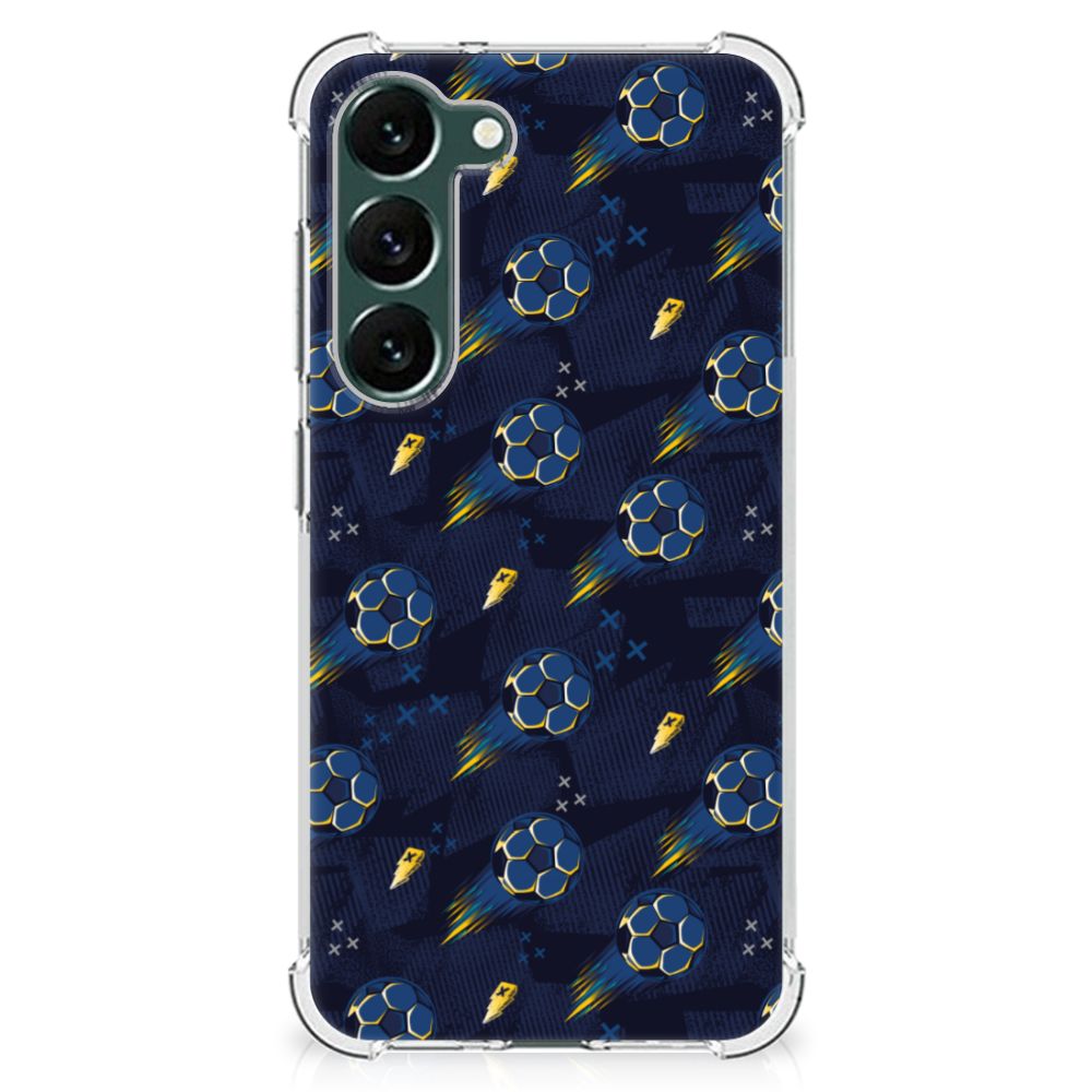 Doorzichtige Silicone Hoesje voor Samsung Galaxy S23 Plus Voetbal B2C Telecom