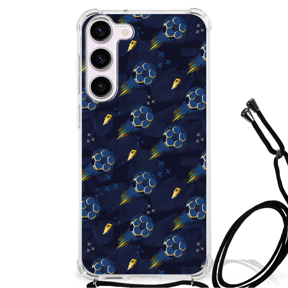 Doorzichtige Silicone Hoesje voor Samsung Galaxy S23 Voetbal B2C Telecom