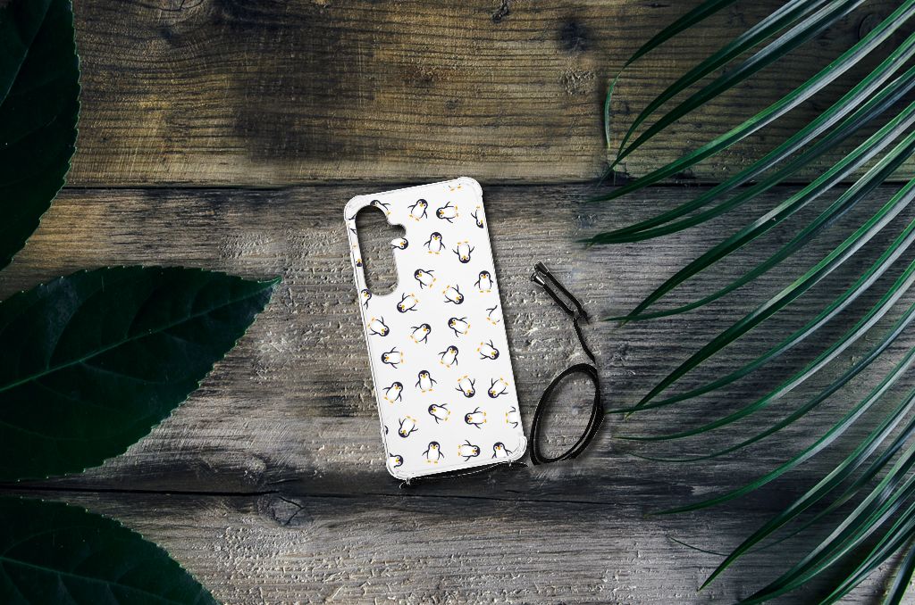 Doorzichtige Silicone Hoesje voor Samsung Galaxy S24 Plus Pinguïn B2C Telecom