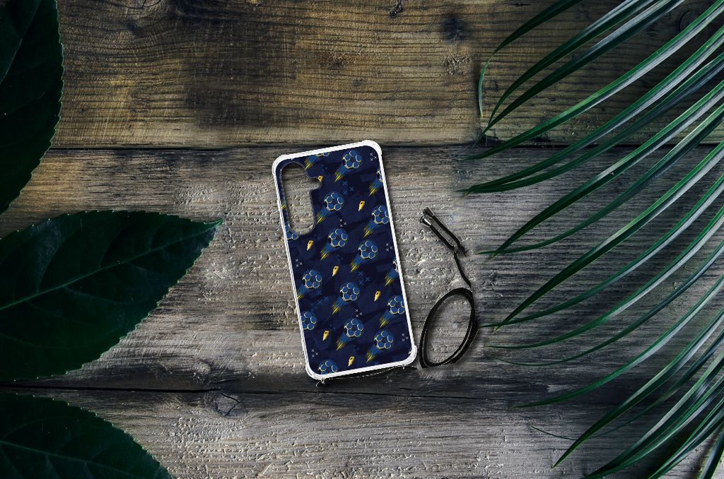 Doorzichtige Silicone Hoesje voor Samsung Galaxy S24 Plus Voetbal B2C Telecom