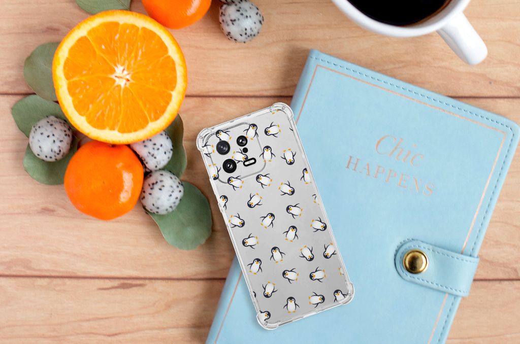 Doorzichtige Silicone Hoesje voor Xiaomi 13 Pinguïn B2C Telecom