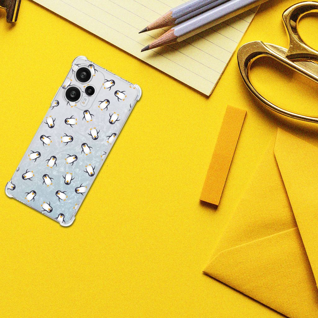 Doorzichtige Silicone Hoesje voor Xiaomi Poco F5 Pinguïn B2C Telecom