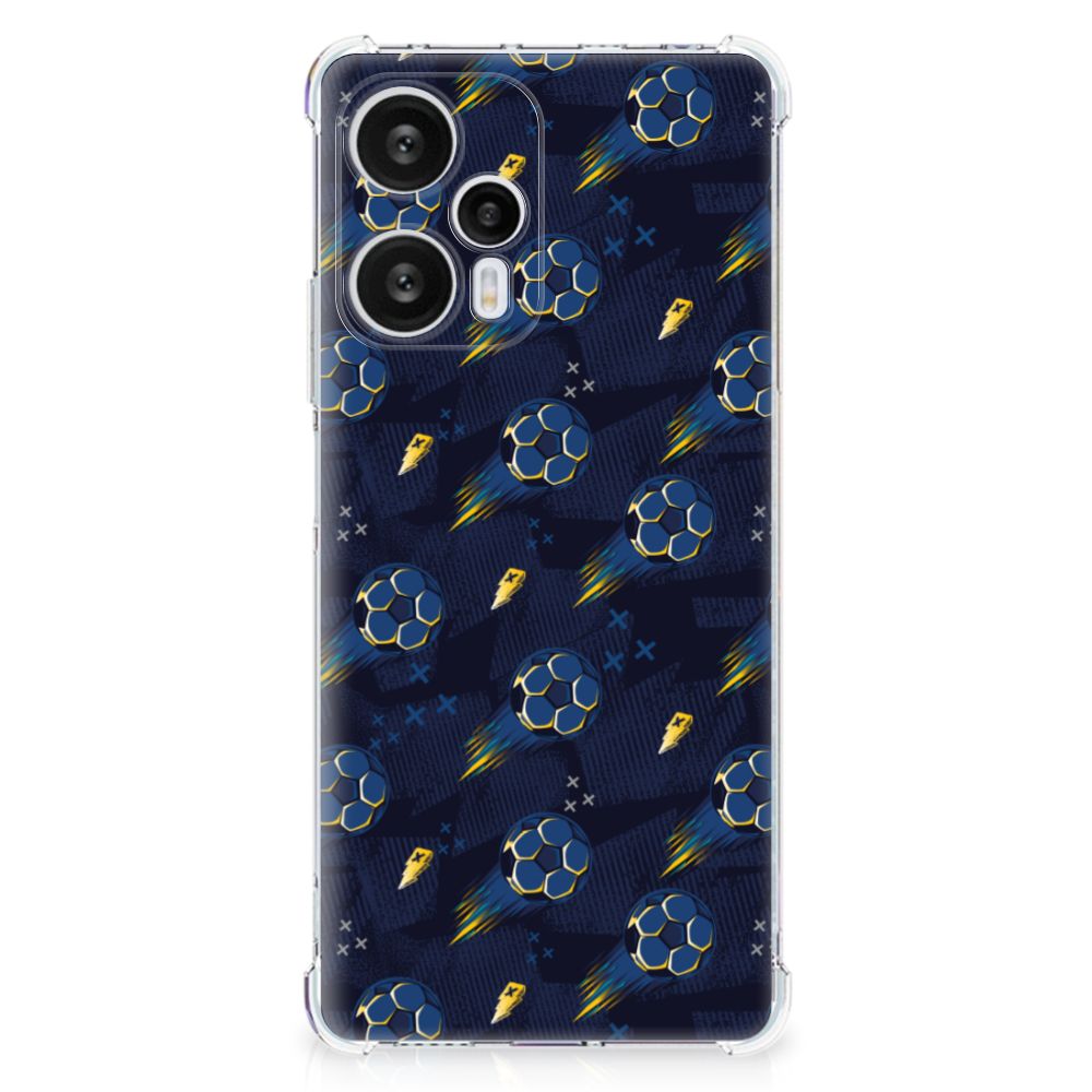 Doorzichtige Silicone Hoesje voor Xiaomi Poco F5 Voetbal B2C Telecom