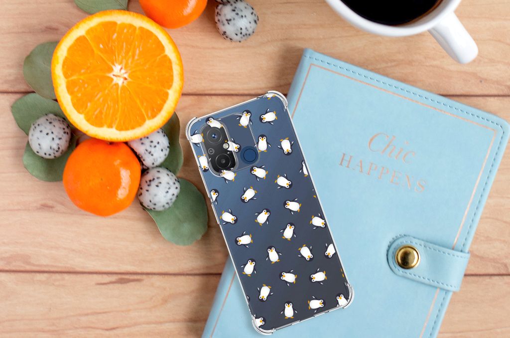 Doorzichtige Silicone Hoesje voor Xiaomi Redmi 12C Pinguïn B2C Telecom