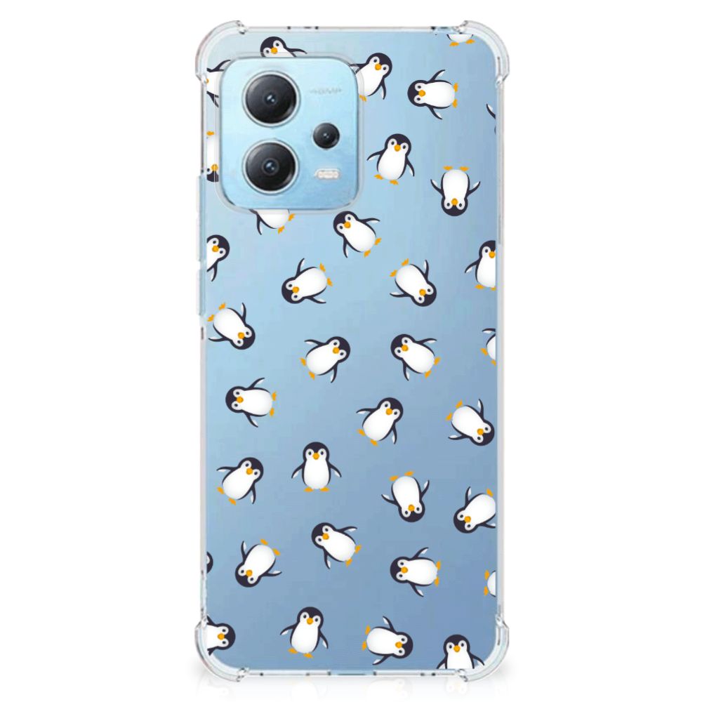 Doorzichtige Silicone Hoesje voor Xiaomi Redmi Note 12 5G Pinguïn B2C Telecom