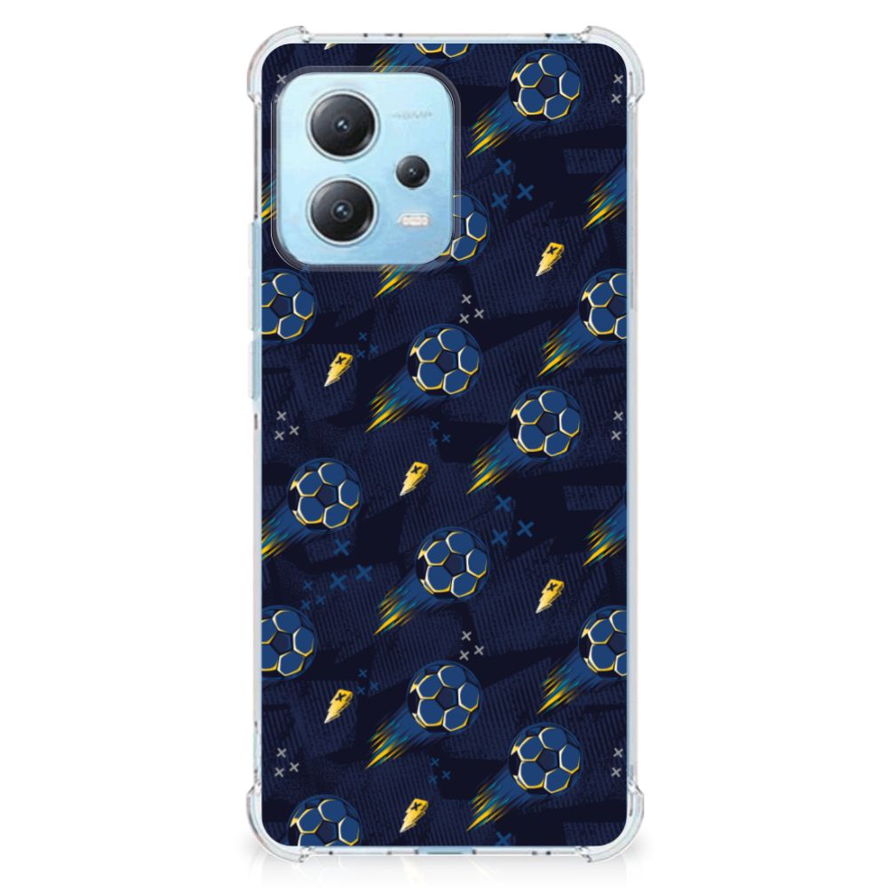 Doorzichtige Silicone Hoesje voor Xiaomi Redmi Note 12 5G Voetbal B2C Telecom