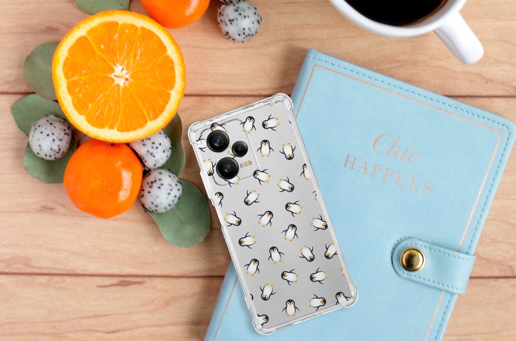 Doorzichtige Silicone Hoesje voor Xiaomi Redmi Note 12 Pro Plus Pinguïn B2C Telecom