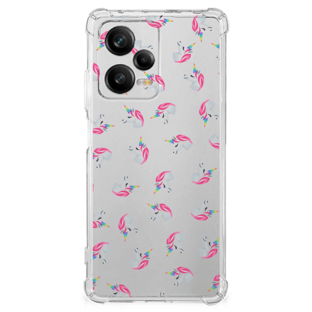 Doorzichtige Silicone Hoesje voor Xiaomi Redmi Note 12 Pro Plus Unicorns B2C Telecom