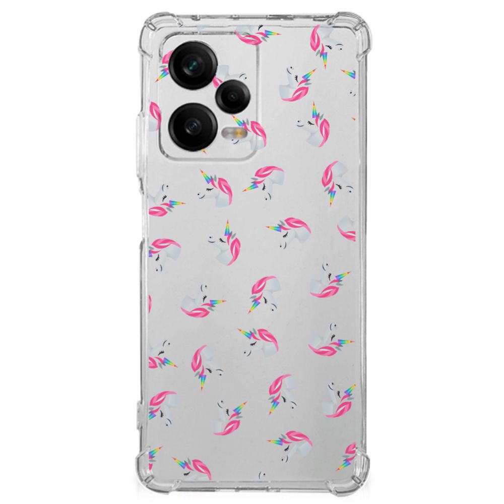 Doorzichtige Silicone Hoesje voor Xiaomi Redmi Note 12 Pro Unicorns B2C Telecom