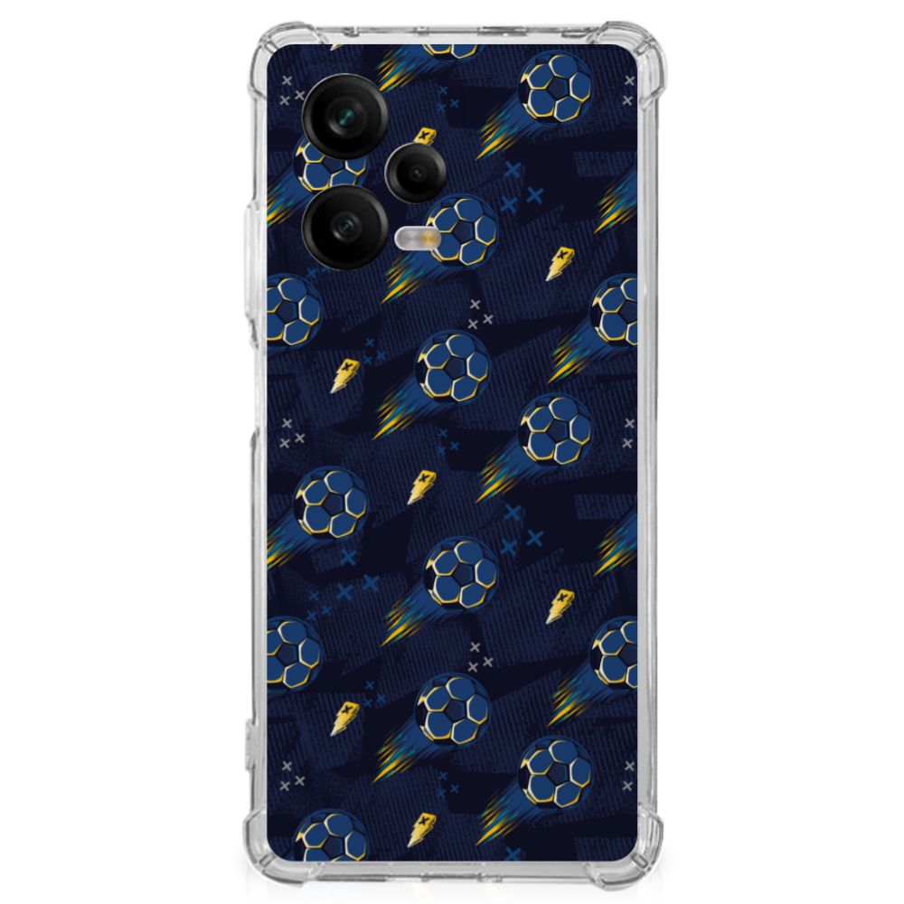 Doorzichtige Silicone Hoesje voor Xiaomi Redmi Note 12 Pro Voetbal B2C Telecom