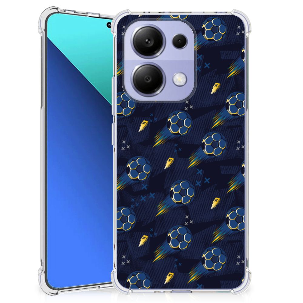 Doorzichtige Silicone Hoesje voor Xiaomi Redmi Note 13 4G Voetbal B2C Telecom