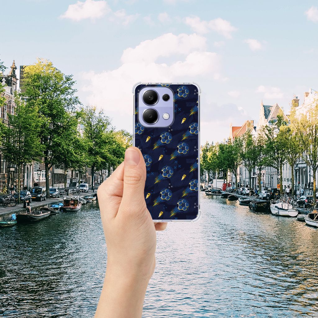 Doorzichtige Silicone Hoesje voor Xiaomi Redmi Note 13 4G Voetbal B2C Telecom