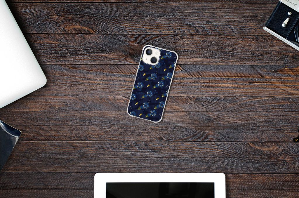 Doorzichtige Silicone Hoesje voor iPhone 13 Voetbal B2C Telecom
