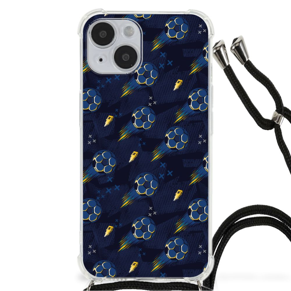 Doorzichtige Silicone Hoesje voor iPhone 14 Plus Voetbal B2C Telecom