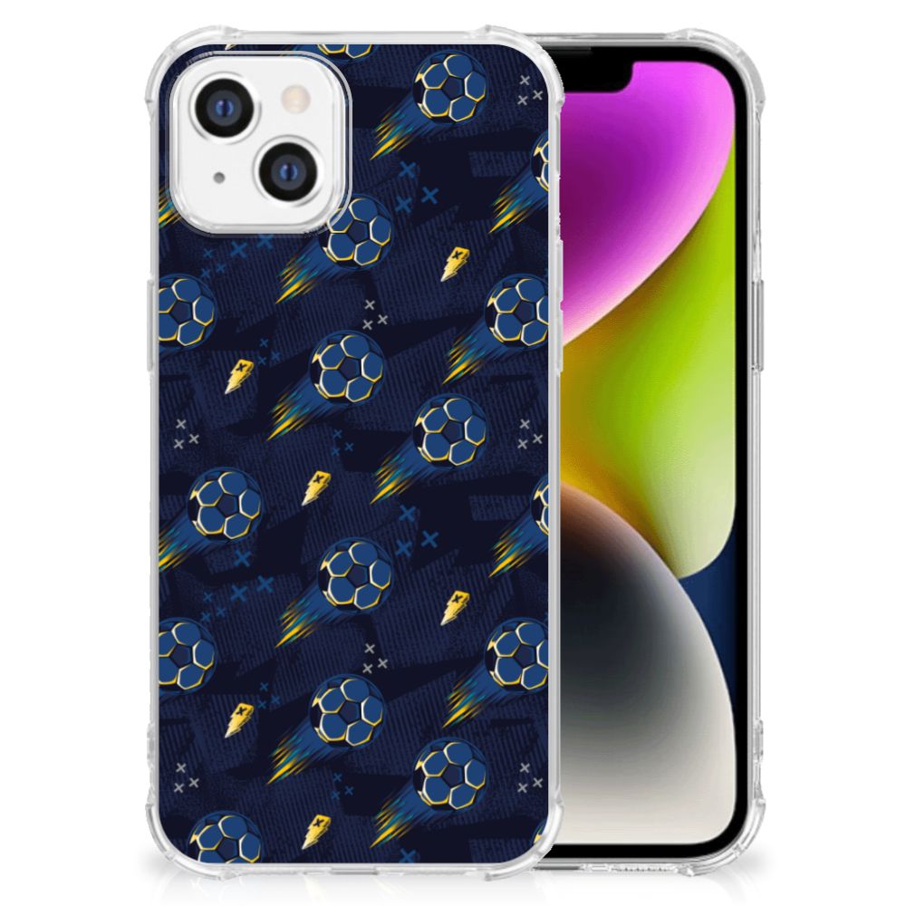 Doorzichtige Silicone Hoesje voor iPhone 14 Voetbal B2C Telecom