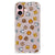 iPhone 16 Doorzichtige Silicone Hoesje voor iPhone 16 Dieren Emojis achteraanzicht