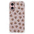iPhone 16 Doorzichtige Silicone Hoesje poep emojis achterkant