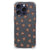 iPhone 16 Pro Doorzichtige Silicone Hoesje Poep Emojis achteraanzicht